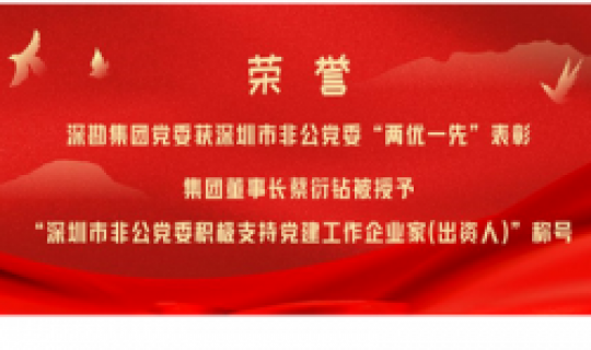 深勘集團(tuán)黨委獲深圳市非公黨委“兩優(yōu)一先”表彰，集團(tuán)董事長蔡衍鉆被授予“深圳市非公黨委積極支持黨建工作企業(yè)家（出資人）”稱號(hào)
