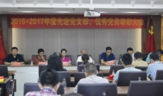公司黨委召開2016-2017年度先進黨支部、優(yōu)秀黨員表彰大會
